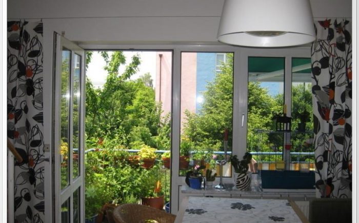 Ausblick Wohnküche/Balkon